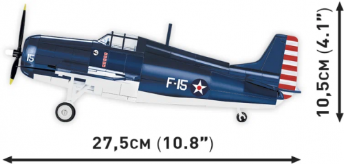 Cobi.Конструктор арт.5731 "Самолет F4F Wildcat Northrop Grumman" 375 дет. /6 фото 5