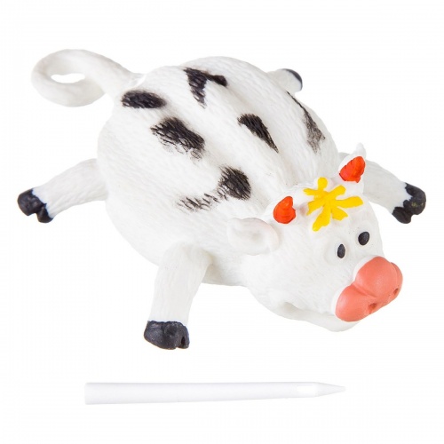 Чудики Bondibon Шар надувной «ЛЕТАЮЩИЕ ЖИВОТНЫЕ» корова, BLISTER CARD 15,2x5х22,9 см фото 3