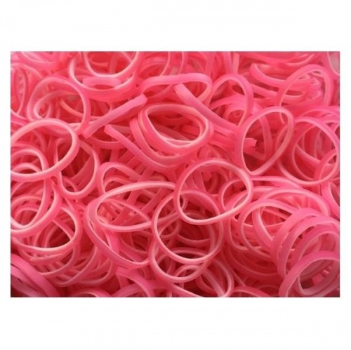 Резиночки для плетения браслетов RAINBOW LOOM Пылкий розовый Перламутр фото 3