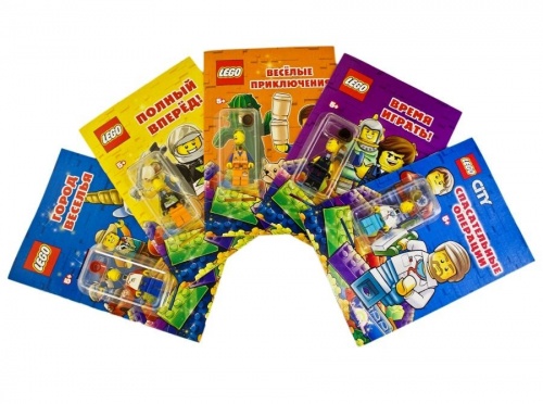 Комплект книг LEGO LABX-5 5 шт. с игрушкой фото 2