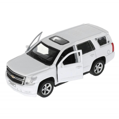 Технопарк. Модель "Chevrolet tahoe. Матовый" металл 12см, двери, багаж, белый, арт.TAHOE-12FIL-WH фото 4