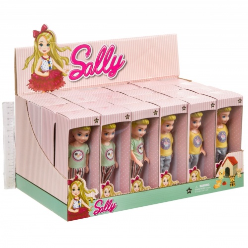 Набор кукол 5.5" Sally, 24 шт., мальчик, 2 вида,  арт. 7722-В. фото 5