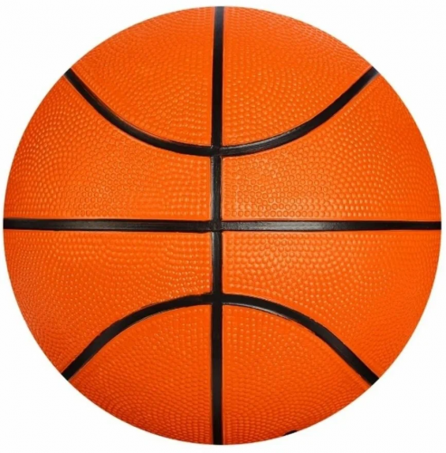 Мяч баскетбольный резиновый, в/п d-25 см. арт.IT105832 фото 3