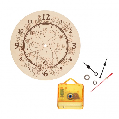 Набор для творчества MAGIC MOMENTS CL-1 Часы Фламинго фото 5
