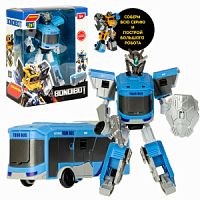 Трансформер 2в1 BONDIBOT Bondibon робот-автобус, цвет синий, BOX 21,8х17,5х9,7см