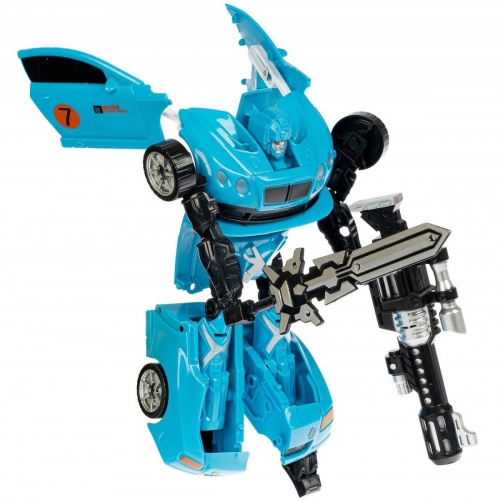 Трансформер 2в1 BONDIBOT робот и автомобиль, Bondibon BOX 22,5x27,5х10 см, цвет синий, арт.HF7177A фото 5